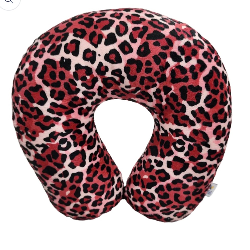 Animal Print Travel Neck Pillow Super Soft NEW